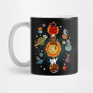 Kitten Solar System Mug